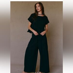 Free People Riley Set Black